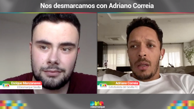Adriano, en su entrevista para ElDesmarque.