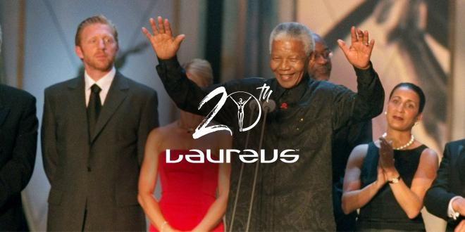 Mandela, durante los Premios Laureus.