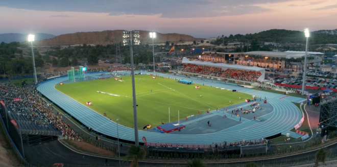 Estadio Olímpico Camilo Cano.