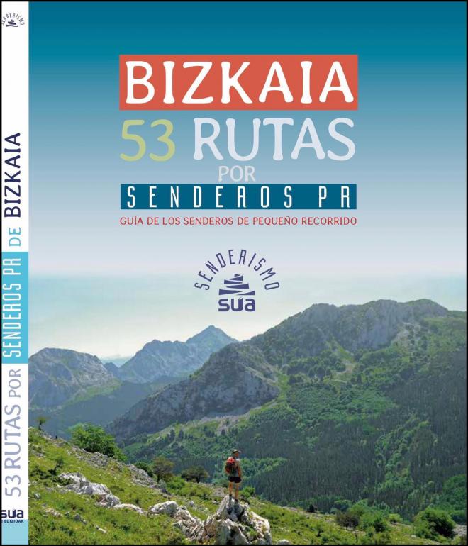 El libro de Ricardo Hernani sobre las Rutas por senderos de Bizkaia.