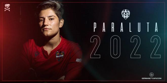 Andreea Paraluta renueva hasta 2022 con el Levante Femenino. (Foto: Levante UD)