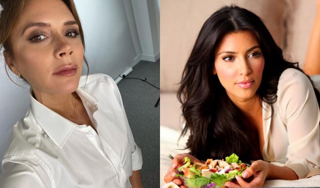 Victoria Beckham o Kim Kardashian y sus dietas.