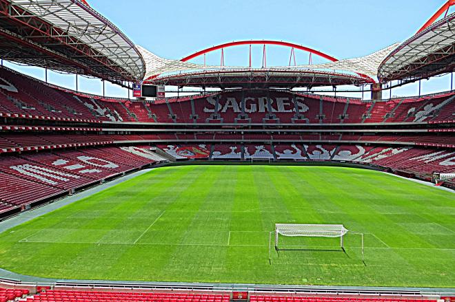 El Estadio da Luz, de Lisboa, sede del Benfica.
