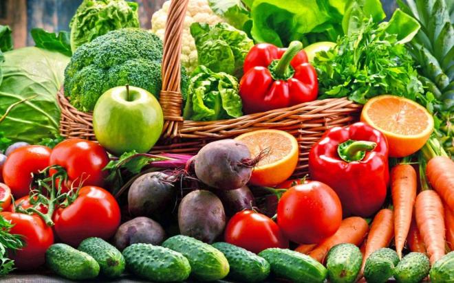 Frutas y verduras, fundamentales en cualquier tipo de dieta.