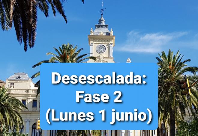 Guía del Ayuntamiento para la fase 2 de la desescalada (Foto: Ayuntamiento de Málaga).