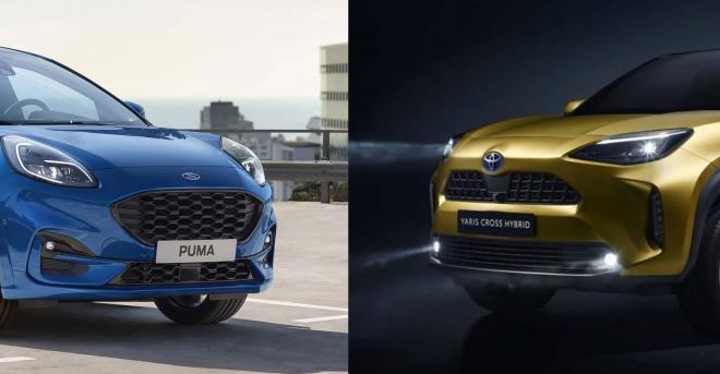 Ford Puma y Toyota Yaris Cross