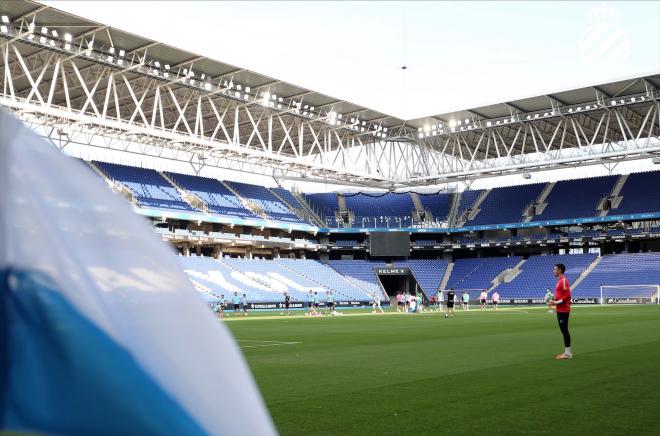 El Espanyol trabajó en el RCDE Stadium (Foto: RCDE).