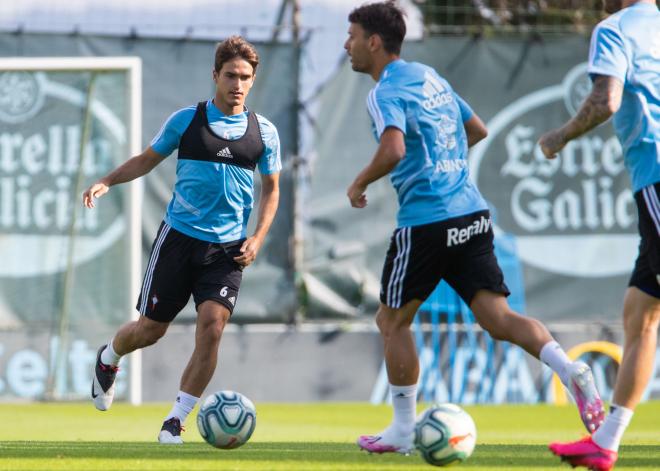 Denis Suárez y Kevin entrenándose (Foto: LaLiga).