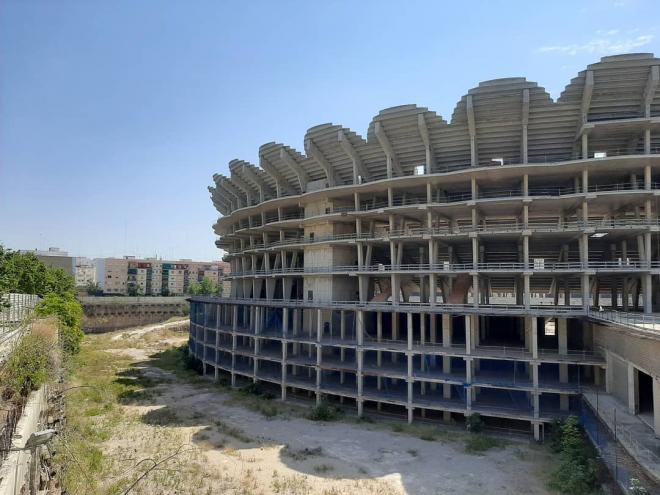 Nuevo Estadio de Mestalla en obras (Fotos: Jaime Ochoa)