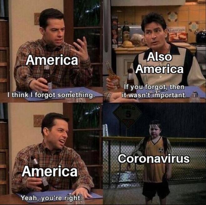 Meme del coronavirus.