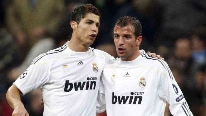 Cristiano Ronaldo y Van der Vaart.