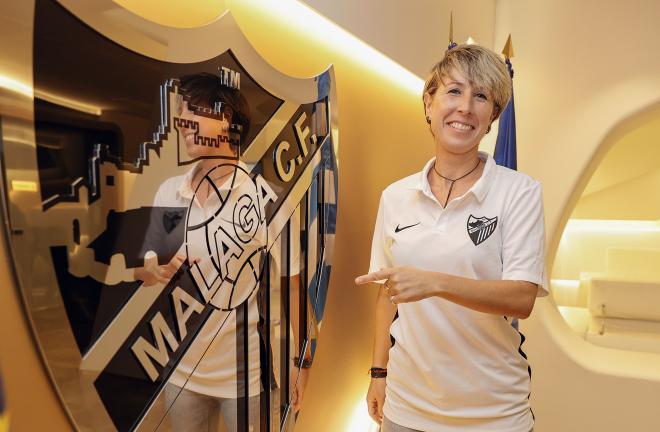 Nati Gutiérrez, nueva entrenadora del Málaga Femenino (Fotos: Málaga CF).