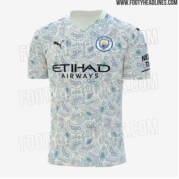 La rompedora nueva camiseta del Manchester City.