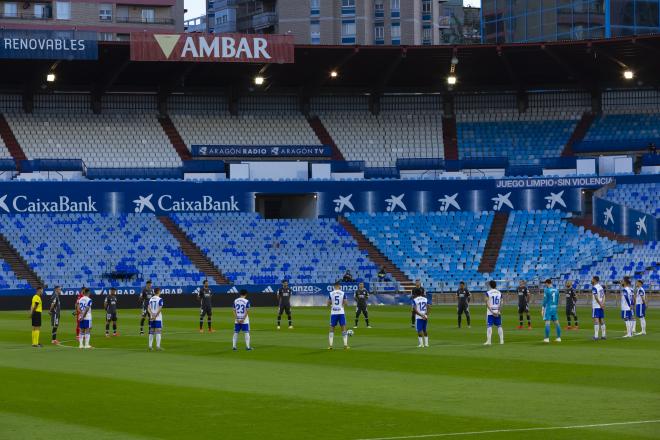 La Romareda vacía (Foto: Daniel Marzo).