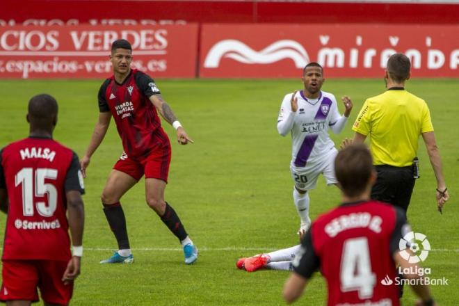 Marcos André, en el duelo ante el Club Deportivo Numancia (Foto: LaLiga).