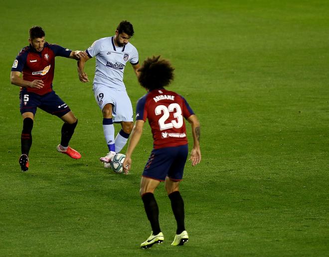 Diego Costa, en el duelo ante Osasuna (Foto: ATM).