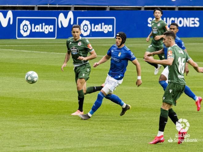 Lance del Real Oviedo-Dépor (Foto: LaLiga).