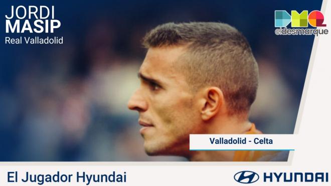 Jordi Masip, jugador hyundai del Valladolid-Celta