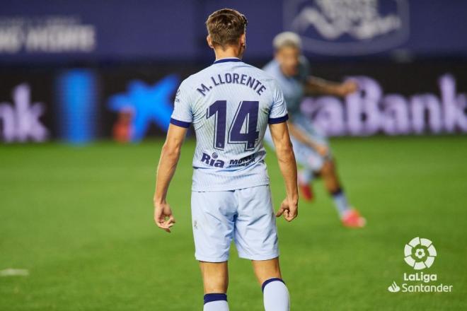 Marcos Llorente, en el Osasuna-Atlético de Madrid (Foto: LaLiga Santander).