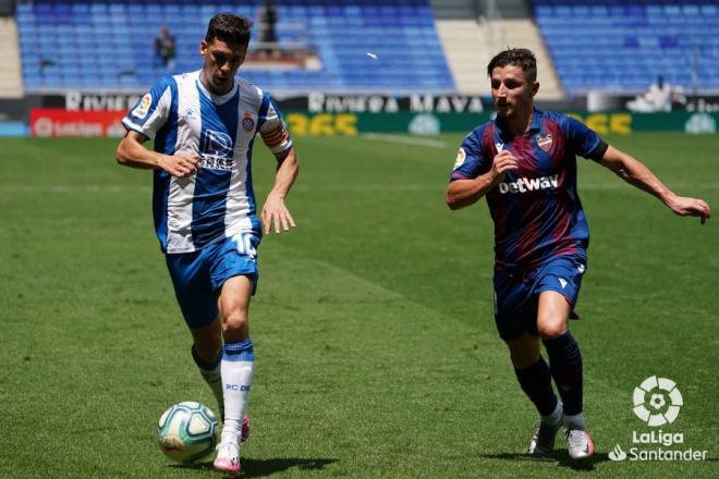 Bardhi, en el Espanyol-Levante.