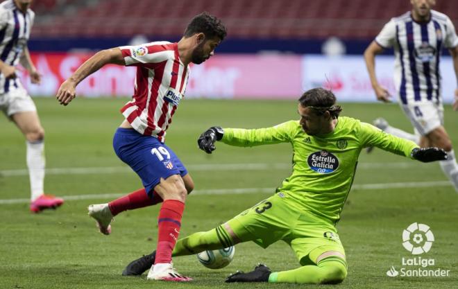 José Antonio Caro, en el duelo en el Wanda Metropolitano (Foto: LaLiga).