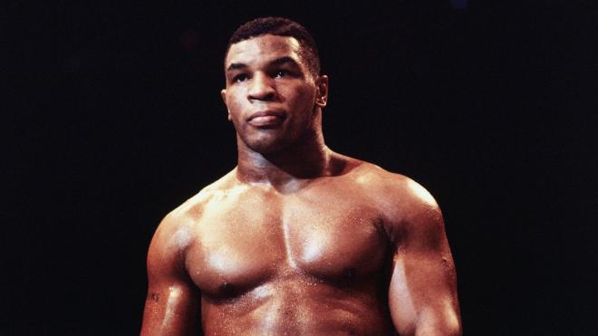 Mike Tyson, durante un combate a finales de los años 80.