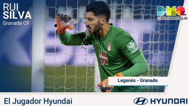 Rui Silva, jugador Hyundai del Leganés-Granada.