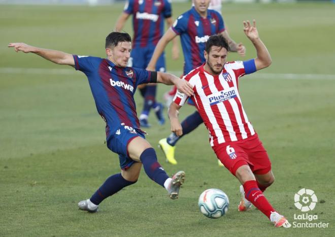 Bardhi en el partido contra al Atlético de Madrid. (Foto: LaLiga)