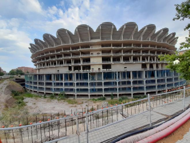 Nuevo Estadio del Valencia CF pendiente de la ATE (Foto: Jaume Ochoa)
