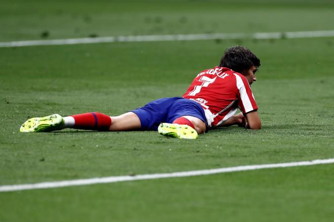 Joao Félix se lamenta de una ocasión del Atlético de Madrid (Foto: EFE).