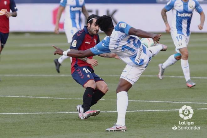 Imagen del Osasuna-Leganés.