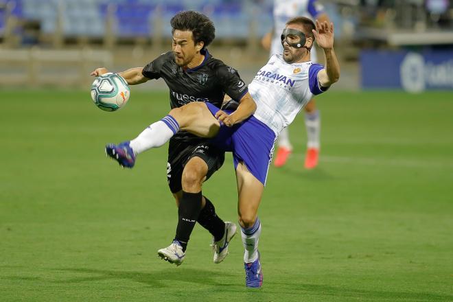 Imagen del último Real Zaragoza-SD Huesca (Foto: Daniel Marzo). 