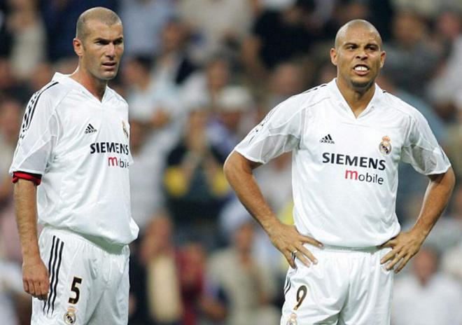 Zidane y Ronaldo, dos de los primeros galácticos de Florentino Pérez.