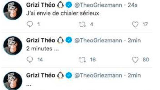 Los tuits del hermano de Griezmann (Foto: Twitter).