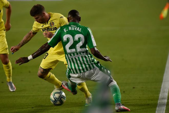 Emerson, jugando contra el Villarreal (Foto: Kiko Hurtado).