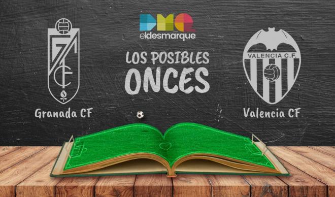 Los posibles onces del Granada-Valencia.