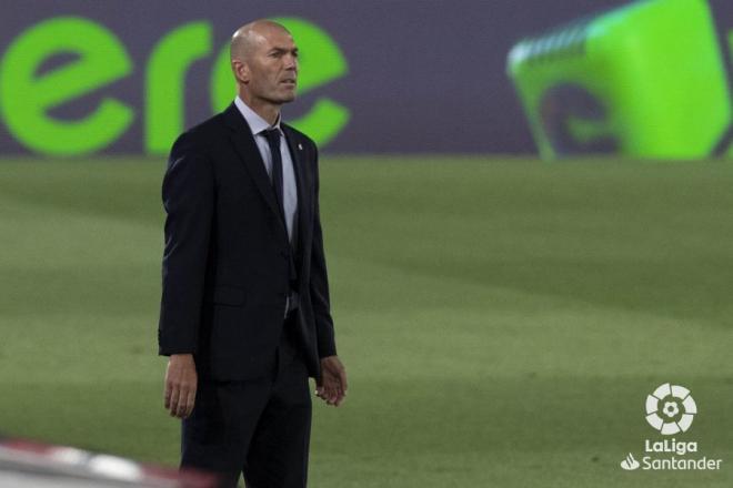 Zinedine Zidane, ante el Getafe (Foto: LaLiga).