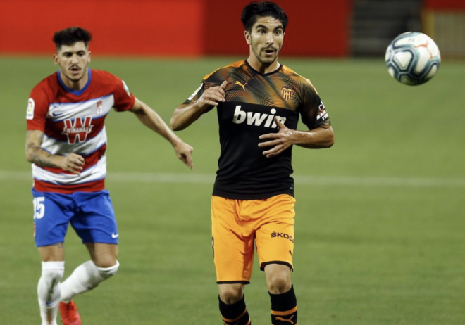 Soler en el Valencia-Granada (Foto: LaLiga)
