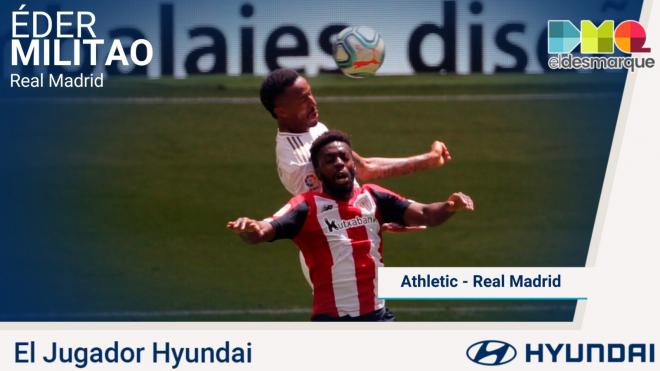 Éder Militao, jugador Hyundai del Athletic-Real Madrid.