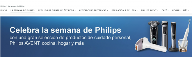 Semana de Philips en Amazon.