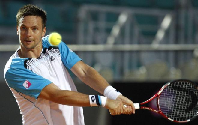 Robin Soderling, durante un partido.