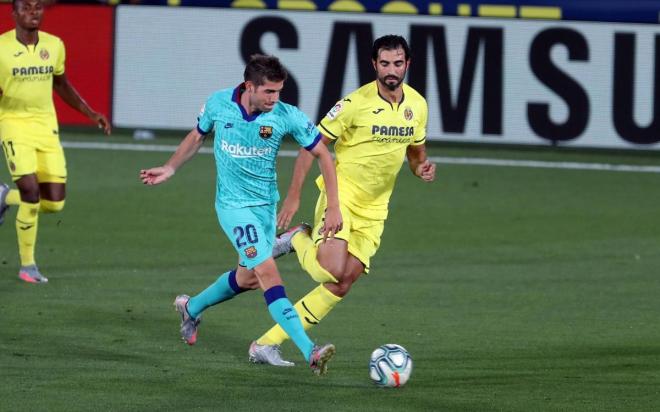 Sergi Roberto, en el duelo del Barcelona ante el Villarreal (Foto: FCB).