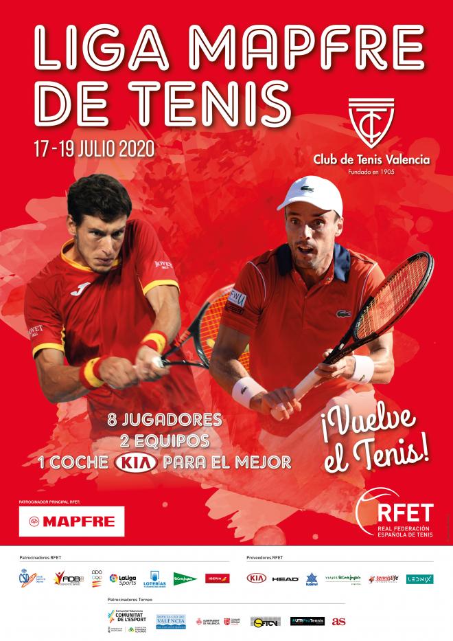 El Club de Tenis Valencia acoge la segunda jornada de la Liga Mapfre de tenis masculino