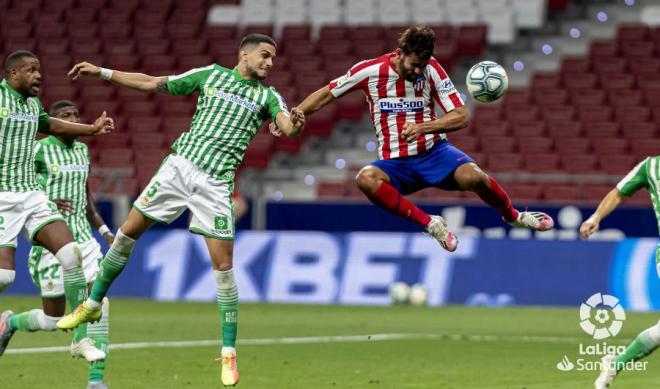 Momento del gol de Diego Costa en el Atlético de Madrid-Betis (Foto: LsLiga).