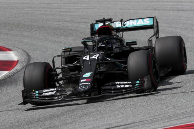 Lewis Hamilton, durante el Gran Premio de Estiria.