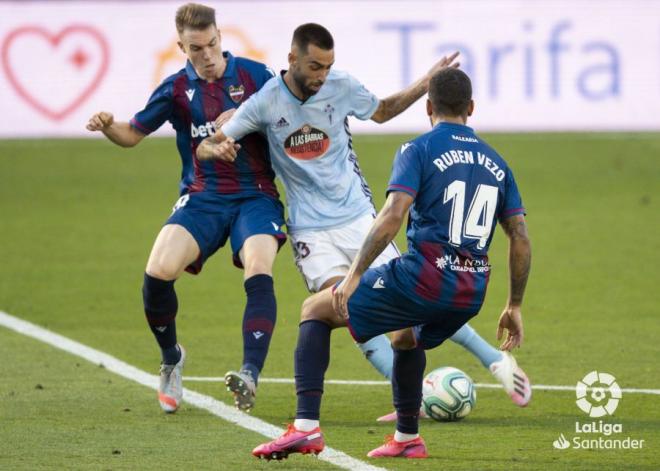 Una imagen del último Celta-Levante.