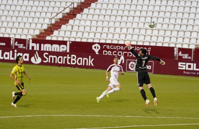 Gol de Dani Ojeda en el Albacete-Zaragoza (Foto: LaLiga).