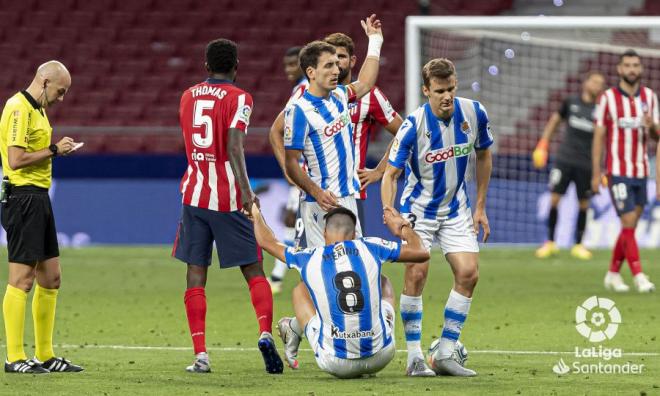 Lance del partido entre el Atlético de Madrid y la Real Sociedad la pasada temporada (Foto: LaLiga).