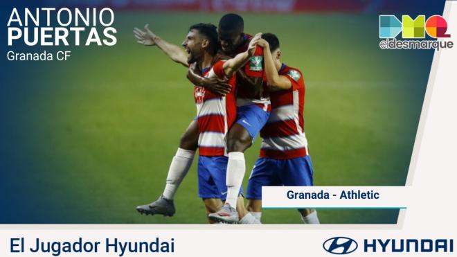 Pueras, jugador Hyundai del Granada-Athletic.