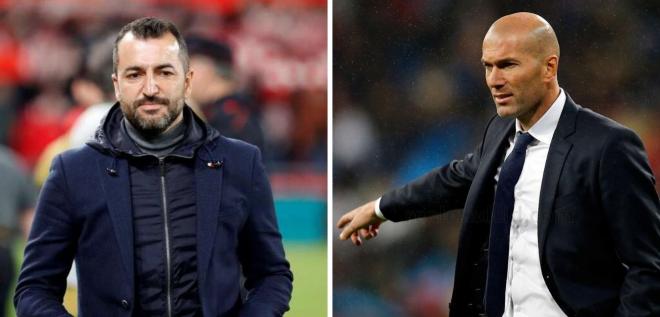 Diego Martínez y Zinedine Zidane, los mejores entrenadores de LaLiga Santander.